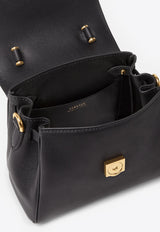 Small La Medusa Leather Top Handle Bag