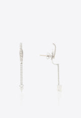 Vivid Jewelers Special Order- Diamond Line Earrings White Gold
