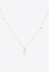 Vivid Jewelers Special Order - Heart Chain Necklace in White-Gold and Diamonds White Gold