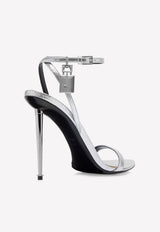 Tom Ford 105 Padlock Leather Sandals W2272-LSP014S 1G004 Silver