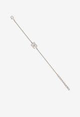 Dolce & Gabbana DG Logo Link Bracelet Silver WBN5W2 W1111 87655