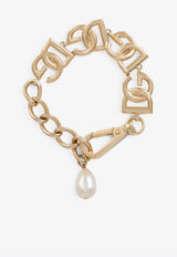 Dolce & Gabbana DG Gold-Plated Link Bracelet Gold WBN6P2 W1111 ZOO00