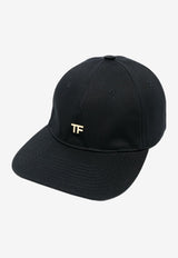 Tom Ford TF Logo Baseball Cap WH002-TCN008G 1N001 Black