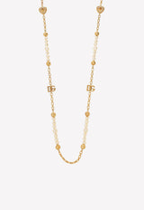 Pearl and Chain Necklace Dolce & Gabbana WNN8P5 W1111 ZOO00