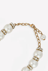 Dolce & Gabbana Pearl Embellished Necklace Gold WNO8S4 W1111 ZOO00