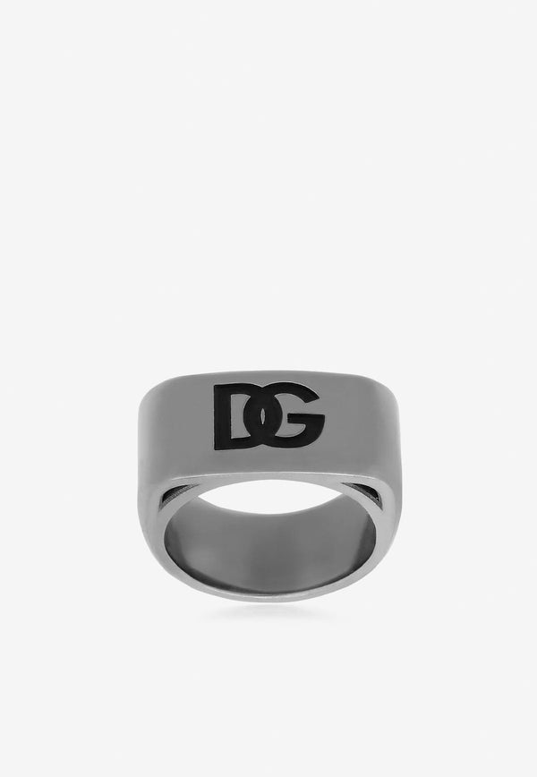 Dolce & Gabbana DG Logo Ring Silver WRO5P4 W1111 G7657