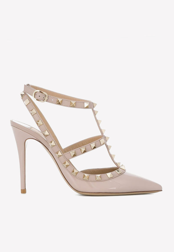 Valentino Rockstud 110 Grained Leather Pumps Blush XW2S0393VNW P45