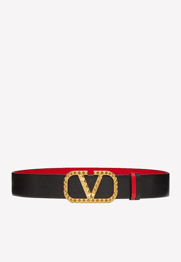 Valentino Logo Stud Embellished Belt 0SM XW2T0W52SGJ 0SM
