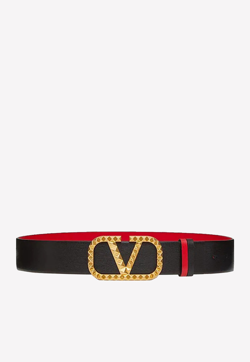 Valentino Logo Stud Embellished Belt 0SM XW2T0W52SGJ 0SM