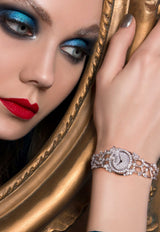 Y-Memento Diamond Watch in 18-Karat Wo Gold