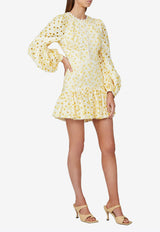 Acler Walker Cotton Dress Yellow Acler-591