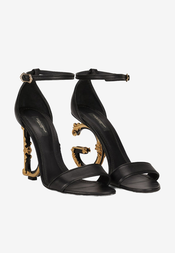 Keira 105 Baroque Heel Nappa Leather Sandals