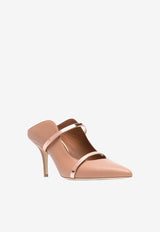 Malone Souliers Nude Maureen 70 Mules in Nappa Leather MAUREEN 70-69 NUDE/ROSE GOLD