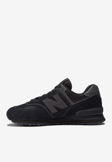 New Balance 574 Low-Top Sneakers in Black ML574EVE