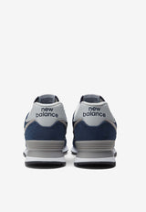 New Balance 574 Core Low-Top Sneakers in Navy with White ML574EVN