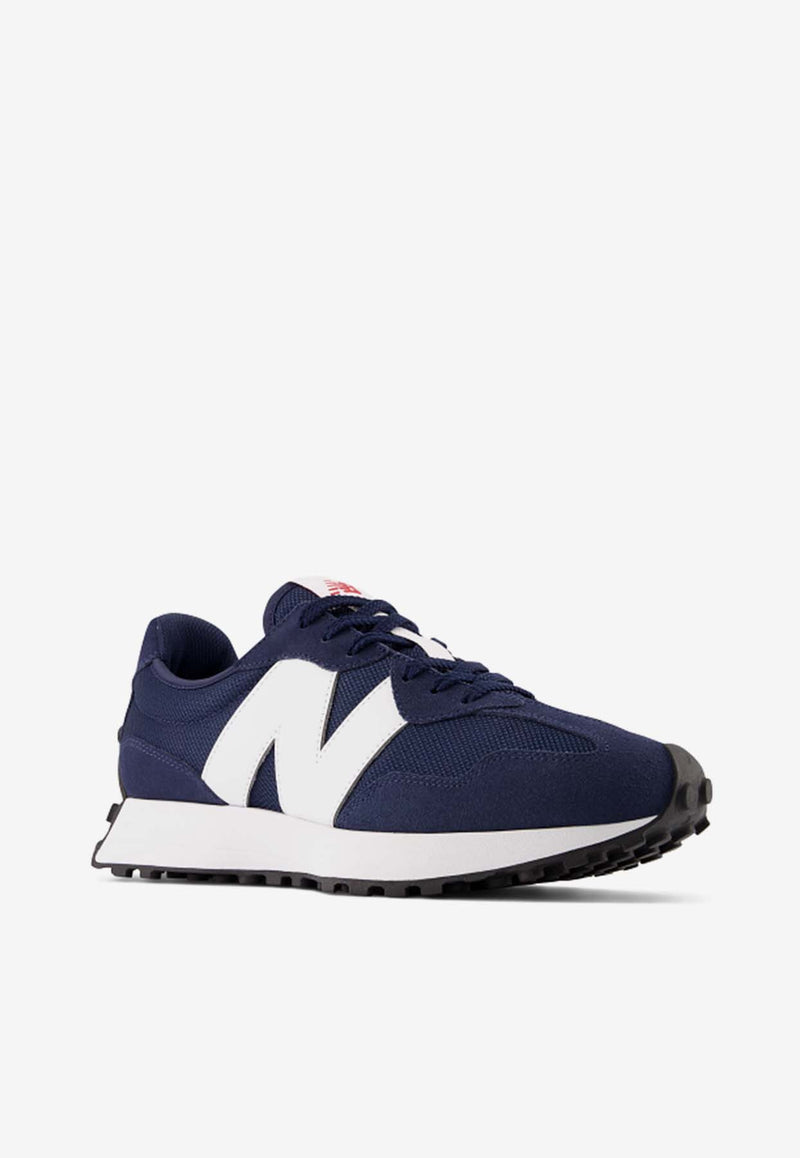 New Balance 327 Low-Top Sneakers in Natural Indigo with White MS327CNW