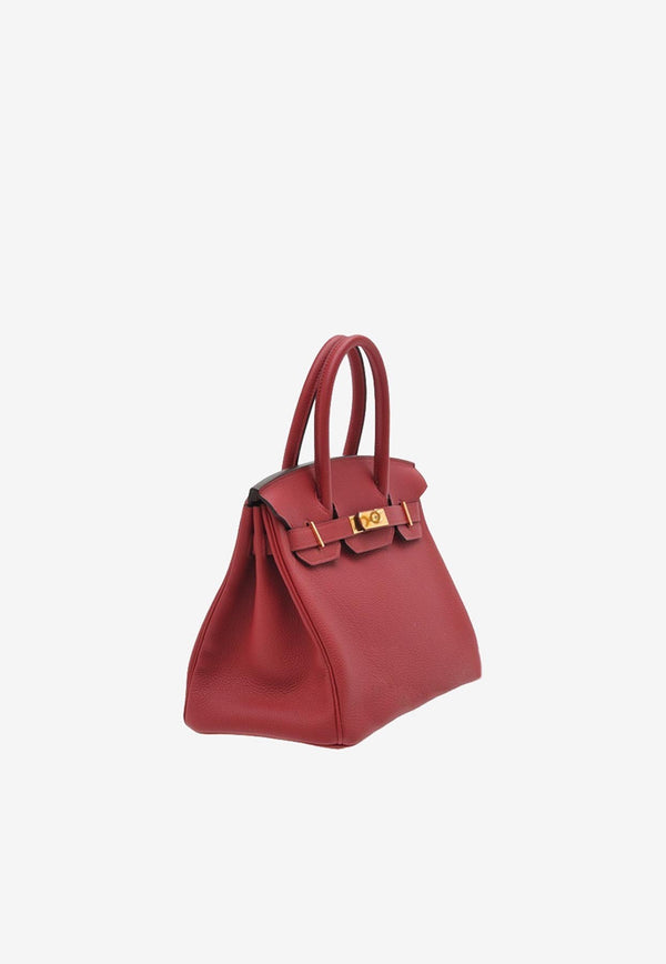 Birkin 30 in Rouge Grenat Togo Leather with Gold Hardware