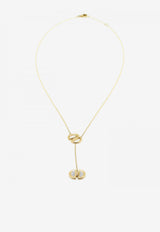 Djihan LadyBug Diamond Necklace in 18-karat Yellow Gold Gold Nec-160