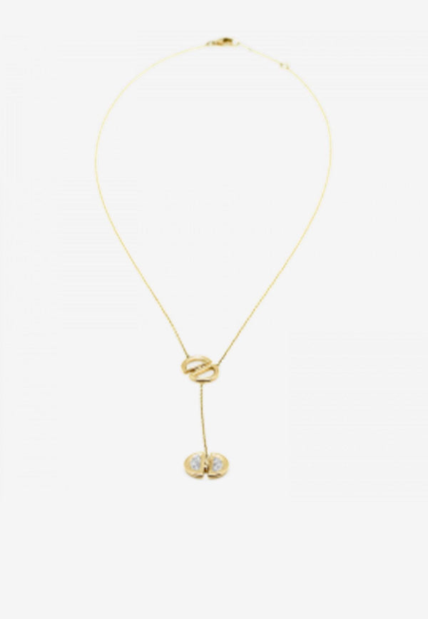Djihan LadyBug Diamond Necklace in 18-karat Yellow Gold Gold Nec-160