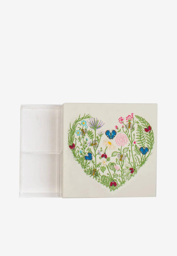 Stitch Jo Spring Has Embroidery Sprung Box White