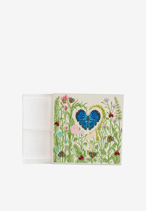 Stitch Jo Spring Themed Embroidered Box Multicolor