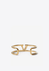 Valentino Gold Vlogo Signature Metal Cuff Bracelet WW2J0I61METCS4