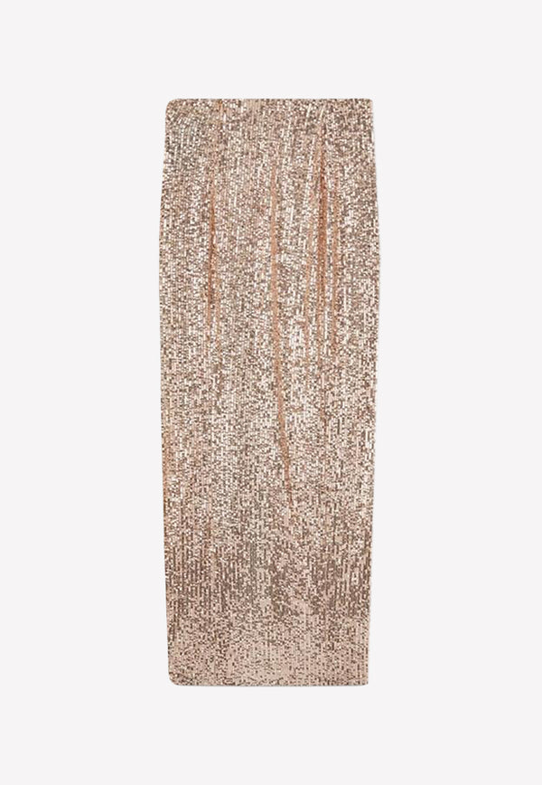 All-Over Sequin Long SkirtPinkGC5622-FAE381 DP010Tom Ford
